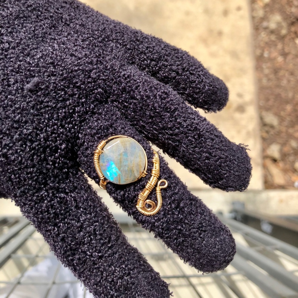 Labradorite Handmade Ring!